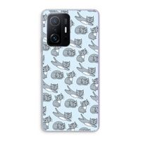 Poezen: Xiaomi 11T Pro Transparant Hoesje Poezen: Xiaomi 11T Pro Transparant Hoesje