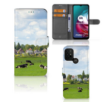 Motorola Moto G10 | G20 | G30 Telefoonhoesje met Pasjes Koeien - thumbnail