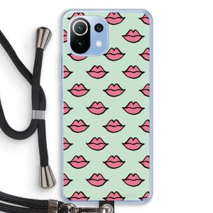 Lipjes: Xiaomi Mi 11 Lite Transparant Hoesje met koord