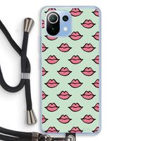 Lipjes: Xiaomi Mi 11 Lite Transparant Hoesje met koord