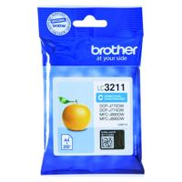 Brother LC3211C inktcartridge 1 stuk(s) Origineel Normaal rendement Cyaan
