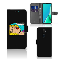 OPPO A9 (2020) | A5 (2020) Wallet Case met Pasjes Popart Oh Yes - thumbnail
