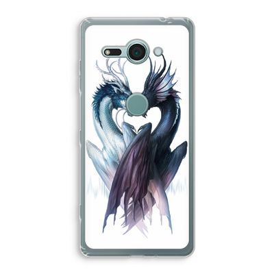 Yin Yang Dragons: Sony Xperia XZ2 Compact Transparant Hoesje