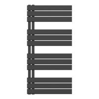 Handdoekradiator BWS Boss Links aansluiting 681W 120x60 cm Zwart Boss & Wessing