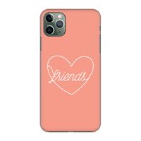 Friends heart: Volledig geprint iPhone 11 Pro Max Hoesje