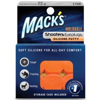 Shooters moldable earplugs orange - thumbnail