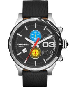 Horlogeband Diesel DZ4331 Leder Zwart 24mm