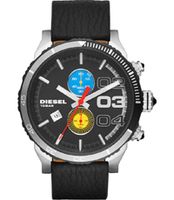 Horlogeband Diesel DZ4331 Leder Zwart 24mm