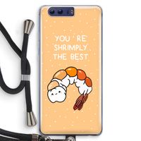 You're Shrimply The Best: Honor 9 Transparant Hoesje met koord
