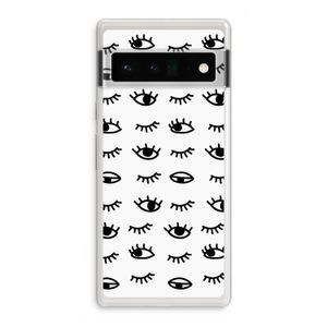 Eye pattern #2: Google Pixel 6 Pro Transparant Hoesje