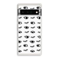 Eye pattern #2: Google Pixel 6 Pro Transparant Hoesje