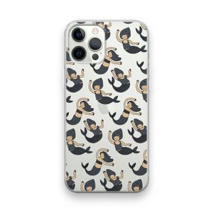 Zeemeermin: iPhone 12 Pro Transparant Hoesje