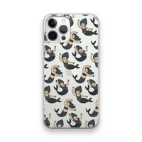 Zeemeermin: iPhone 12 Pro Transparant Hoesje
