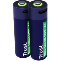 Trust Oplaadbare batterij AA 1700mAh 2-pack