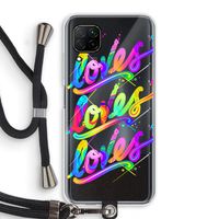 Loves: Huawei P40 Lite Transparant Hoesje met koord