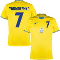Oekraïne Shirt Thuis 2021-2022 + Yarmolenko 7 - thumbnail