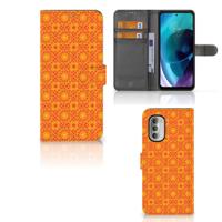 Motorola Moto G51 5G | Telefoon Hoesje | Batik Oranje