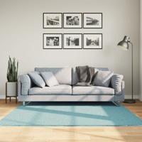 VidaXL Vloerkleed oviedo laagpolig 160x160 cm groen