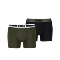 Puma Boxershorts Everyday Placed Logo 2-pack Forest Night-XL