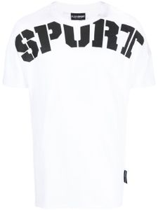 Plein Sport t-shirt à logo imprimé - Blanc