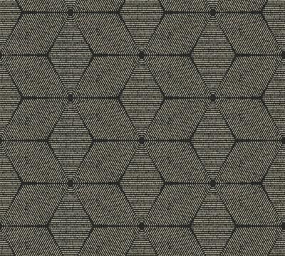 AS Creation Antigua - Zwart - Geometrisch Behang - 390912