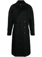 A.P.C. trench Lou à taille ceinturée - Noir