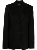 Raf Simons manteau à simple boutonnage - Noir