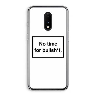 No time: OnePlus 7 Transparant Hoesje