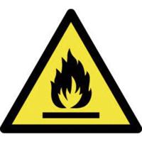 Waarschuwingsbord Waarschuwing voor brandgevaarlijke stoffen 1 stuk(s)