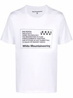 White Mountaineering t-shirt à imprimé graphique - Blanc