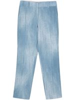 Ermanno Scervino pantalon de tailleur à plis marqués - Bleu - thumbnail