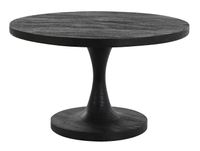 Light & Living Bijzettafel Bicaba Ø60cm, hout zwart - Rond