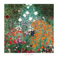 Kunstdruk Gustav Klimt - Giardino fiorito 70x70cm