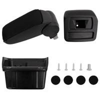 VidaXL Armsteun 15x31x(28-44) cm abs zwart