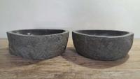 Doppelwaschbecken Flussstein RM250315AB, 46x38x15 cm Doppelwaschbecken Flussstein RM250315AB, 46x38x15 cm