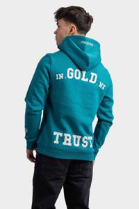 In Gold We Trust The Notorious Hoodie Heren Turquoise - Maat XS - Kleur: Turquoise | Soccerfanshop