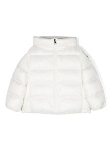 Moncler Enfant doudoune à patch logo - Blanc