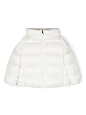 Moncler Enfant doudoune à patch logo - Blanc
