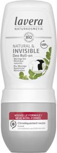 Lavera Deodorant roll-on natural & invisible bio FR-DE (50 ml)