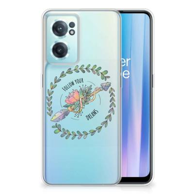 OnePlus Nord CE 2 5G Telefoonhoesje met Naam Boho Dreams OnePlus Nord CE 2 5G Telefoonhoesje met Naam Boho Dreams