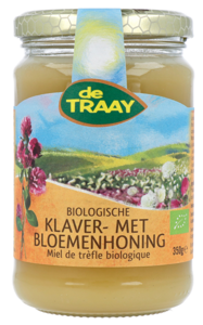 De Traay Klaverhoning Biologische (350 gram)