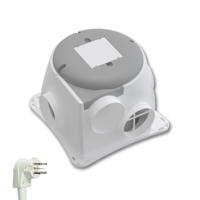 Zehnder ComfoFan Silent Woonhuisventilator - Hoge Capaciteit: 300 m³/h - Met Vochtsensor - Perilex Stekker