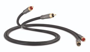 QED: Performance Audio 40 RCA Tulp Kabel 0,6 Meter - Zwart