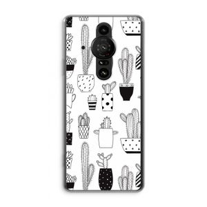 Cactusmotief: Sony Xperia Pro-I Transparant Hoesje