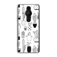 Cactusmotief: Sony Xperia Pro-I Transparant Hoesje