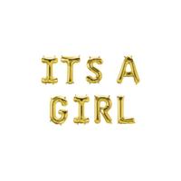 Paperdreams Folie ballon slinger - its a girl