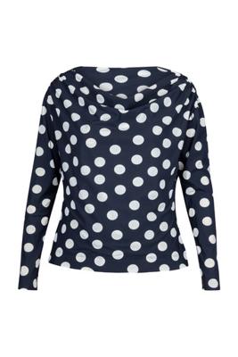 Fleur polkadot top - darkblue/kit - 13493 Fleur polkadot top - darkblue/kit - 13493
