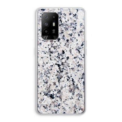 Gespikkelde marmer: Oppo A95 5G Transparant Hoesje
