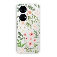 Botanical sweet flower heaven: Huawei P50 Transparant Hoesje