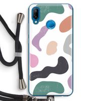Memphis Shapes: Huawei P20 Lite Transparant Hoesje met koord